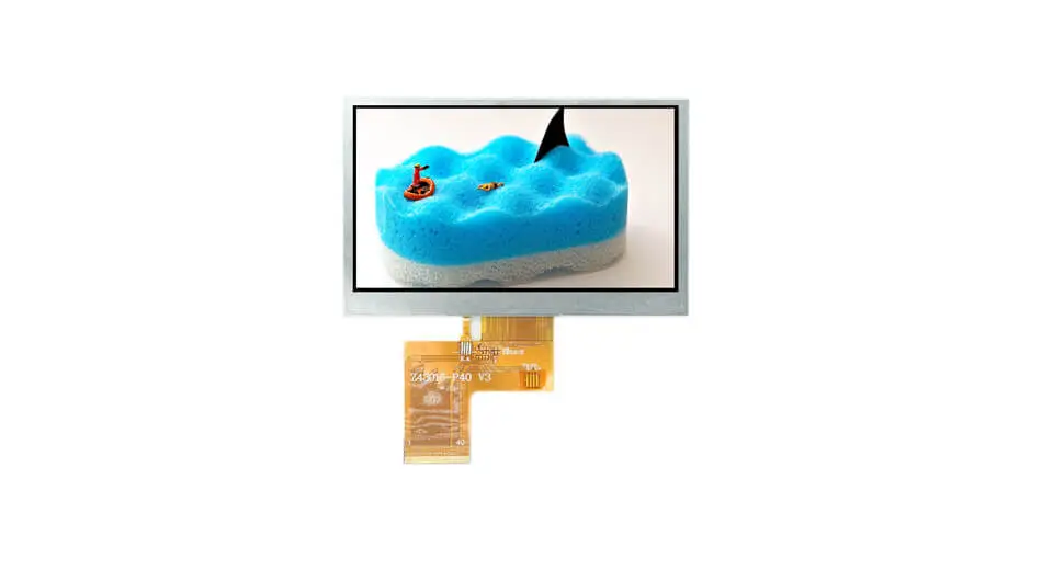 Z43080 tela LCD TFT de 4,3 polegadas 800*480 resolução 1000 lêndeas Interface RGB