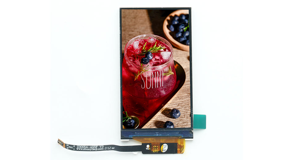 Z30054 Alto Brilho 3 Polegadas IPS LCD Display 480*854 580 Nits Interface MIPI ST7701S