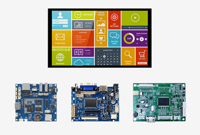 Módulo de exibição inteligente LCD