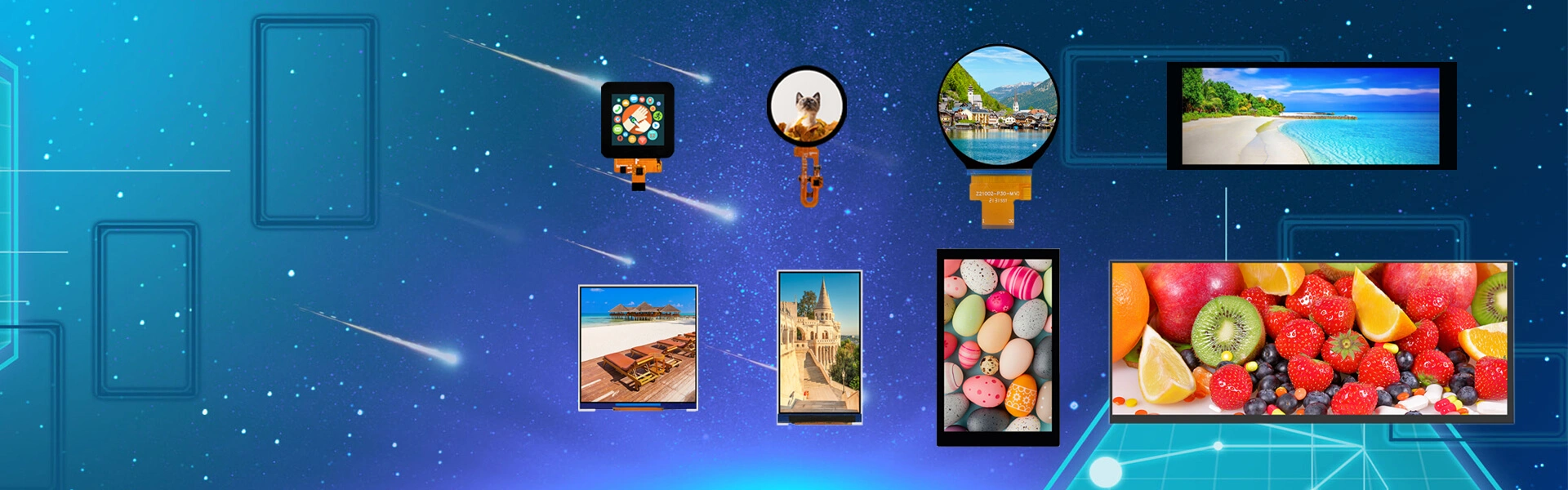 Módulo de exibição de LCD TFT personalizado