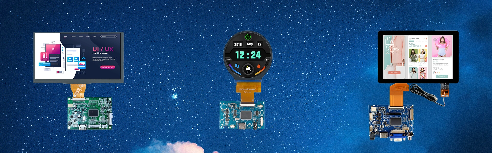 Placa de exibição HDMI