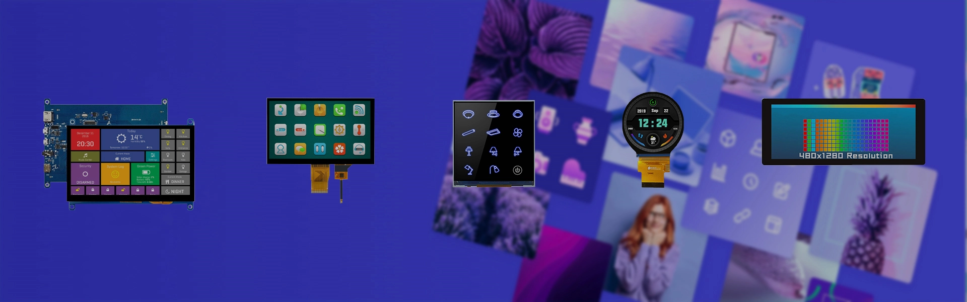 Módulo de exibição LCD por atacado