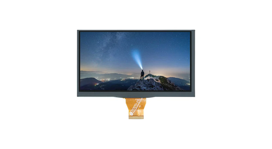 Z70103 Luz solar legível 7 polegadas TFT LCD painel de exibição 1000 cd/m2 IPS Interface de exibição RGB