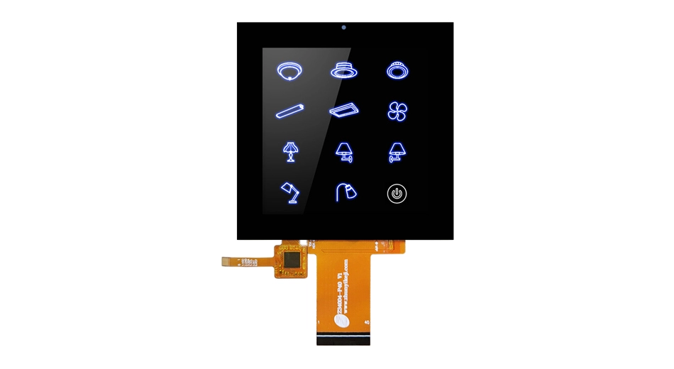 Z34004-ZC tela LCD LCD quadrado de 3,4 polegadas com resolução de tela LCD LCD de 480*480 TFT driver ST7701S
