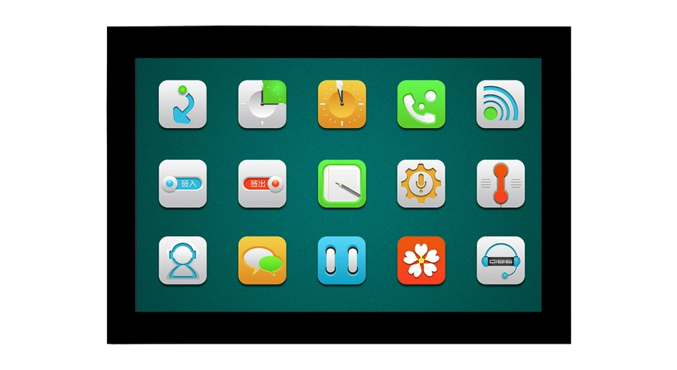 Painel LCD de interface IIC de 1280*800 LVDS, tela de toque de 10,1 polegadas Z101033-ZC paisagem