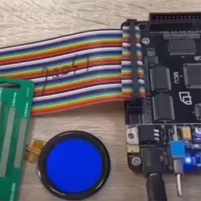 Visor LCD redondo de 1,28 polegadas 240x240 GC9A01 Driver SPI Interface para barra de relógio de casa inteligente