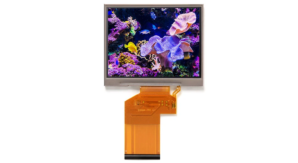 Z35101 3.5 polegadas 640*480 display LCD 450 lêndeas Visão Completa NV3052C Controlador de Interface RGB