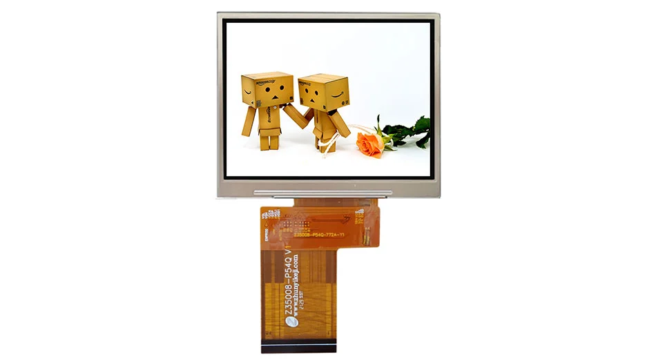 Z35008 Painel LCD IPS personalizado de fábrica de 3,5 polegadas RGB SPI Interface 320*480 ST7272A