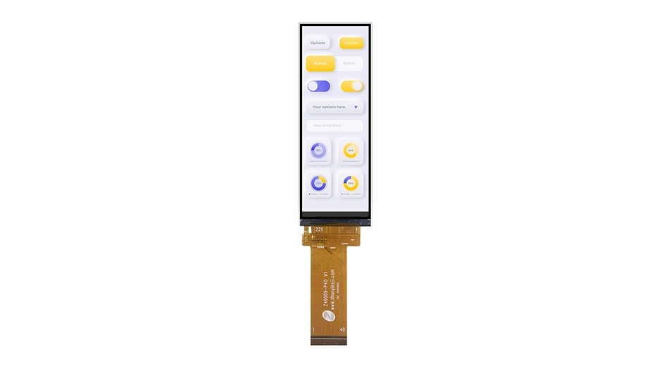 Z46009 4.6 polegadas 320x960 Barra esticada Painel LCD Interface MIPI ST7701 Controlador