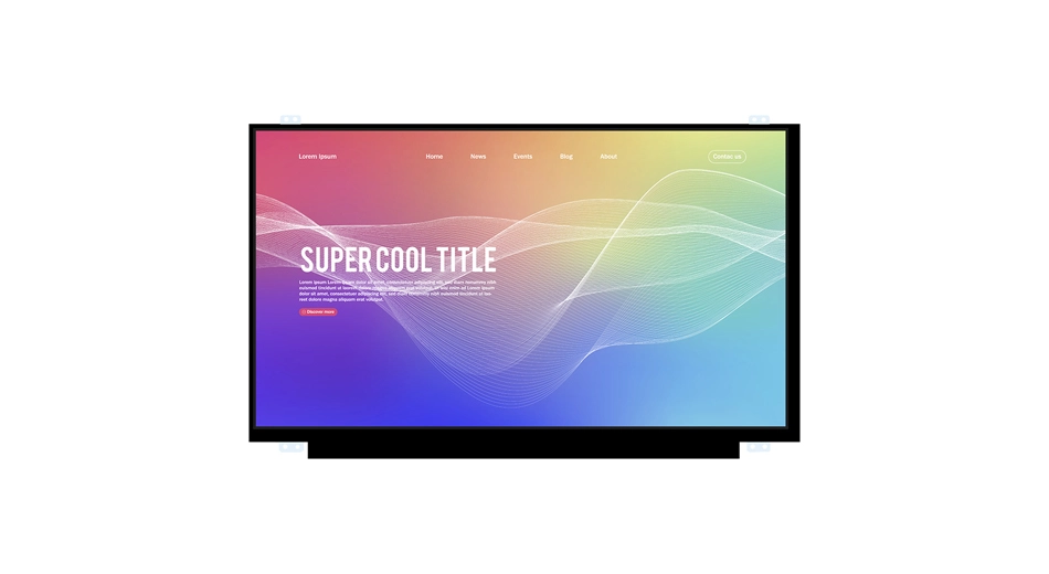 Z156003 FHD 15.6 polegadas 1920x1080 LCD Display EDP Interface com armação de metal